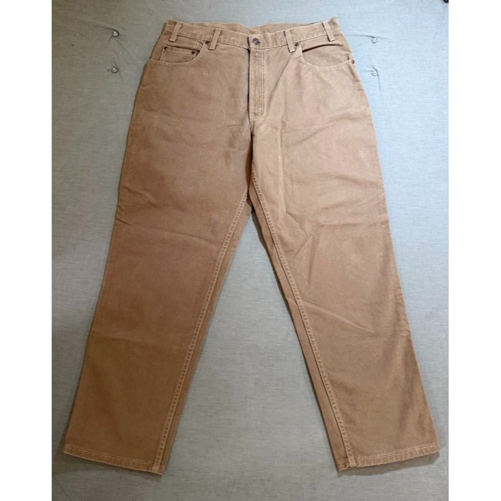VTG. Levi's 545 Jeans Mens 36 Beige Denim Loose Straight Pocketed Men 36X30.